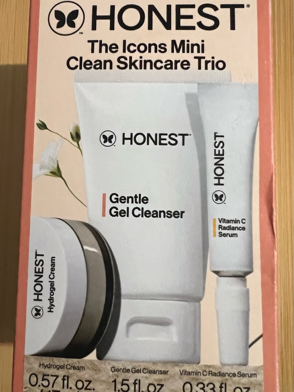 HONEST Skincare Trio - White & Peach